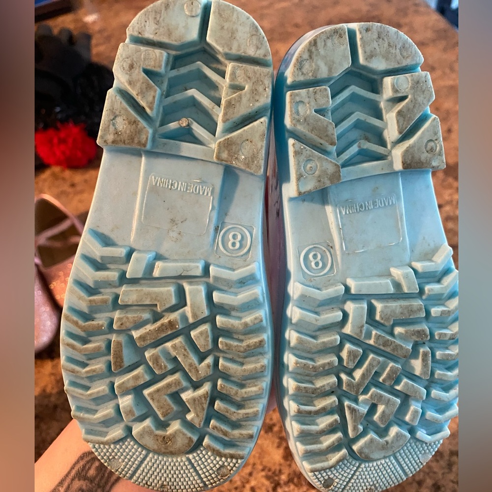 Disney Frozen Rainboots 8T - Picture 6 of 6